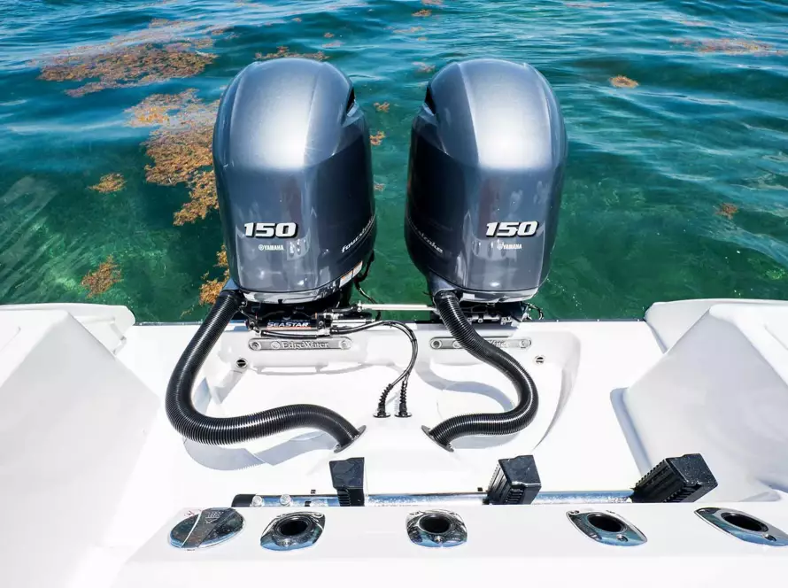 edgewater-245cc-transom-engines